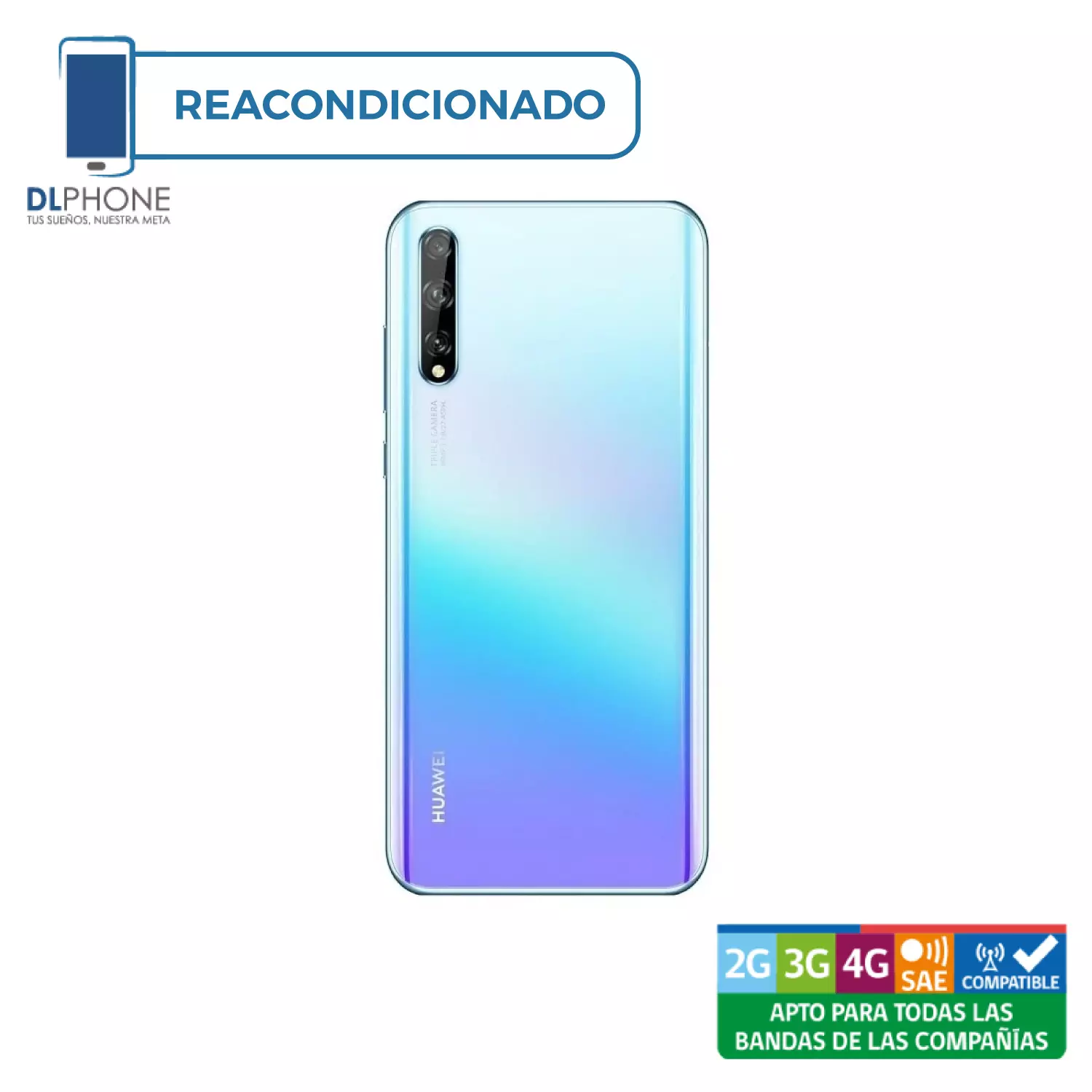 Huawei Y8p 128GB Celeste Reacondicionado-1