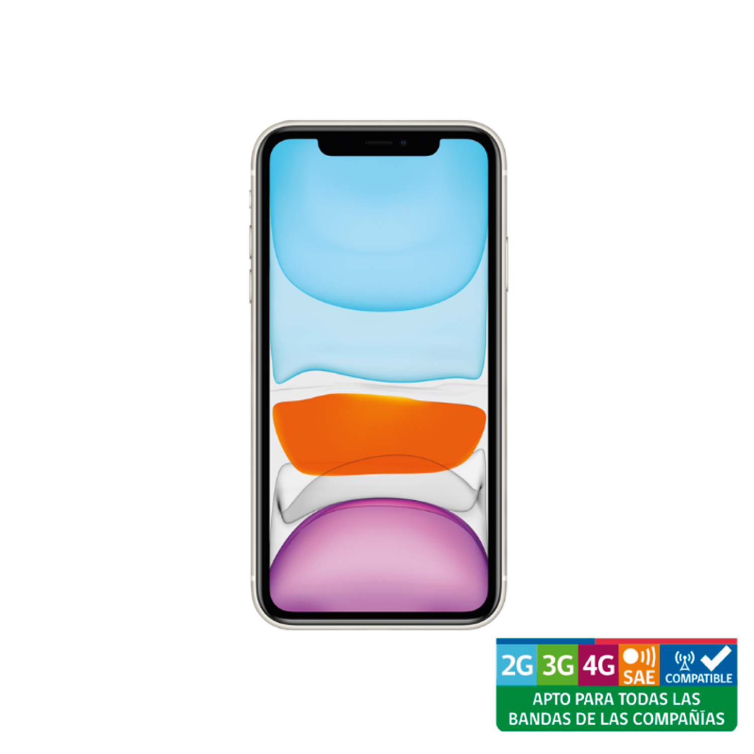 iPhone 11 64GB Blanco Reacondicionado-0