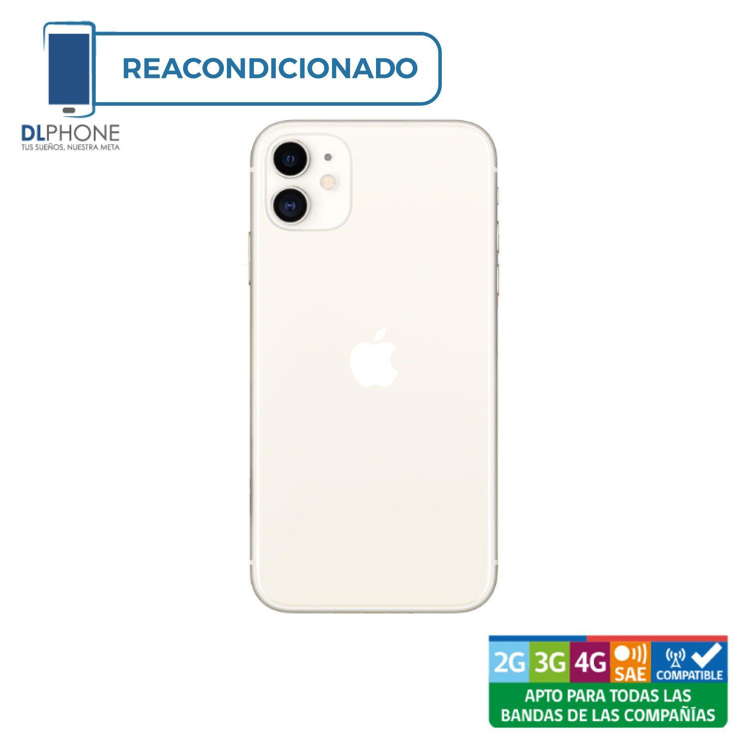 iPhone 11 64GB Blanco Reacondicionado-1
