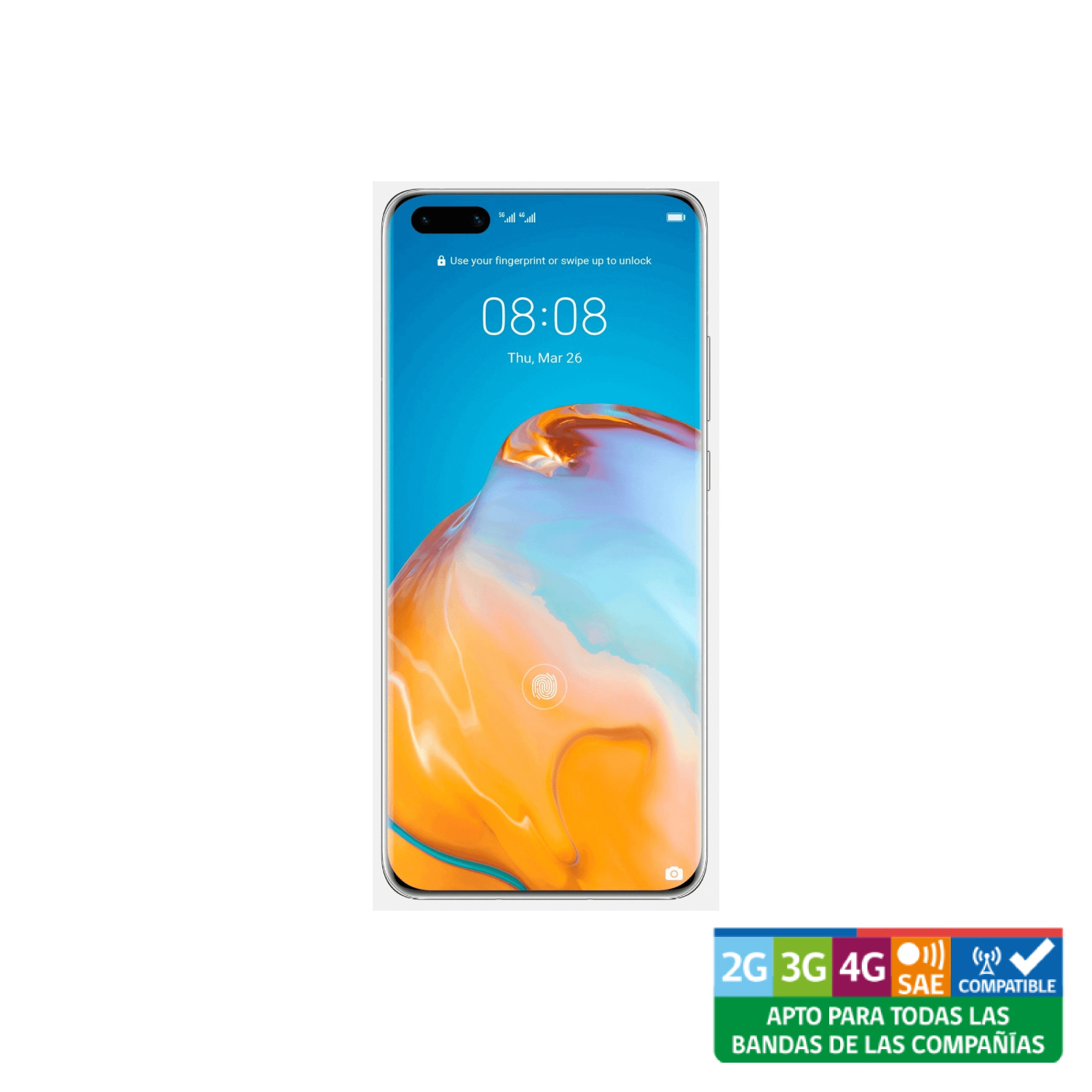 Huawei P40 Pro 256GB Azul Reacondicionado-0