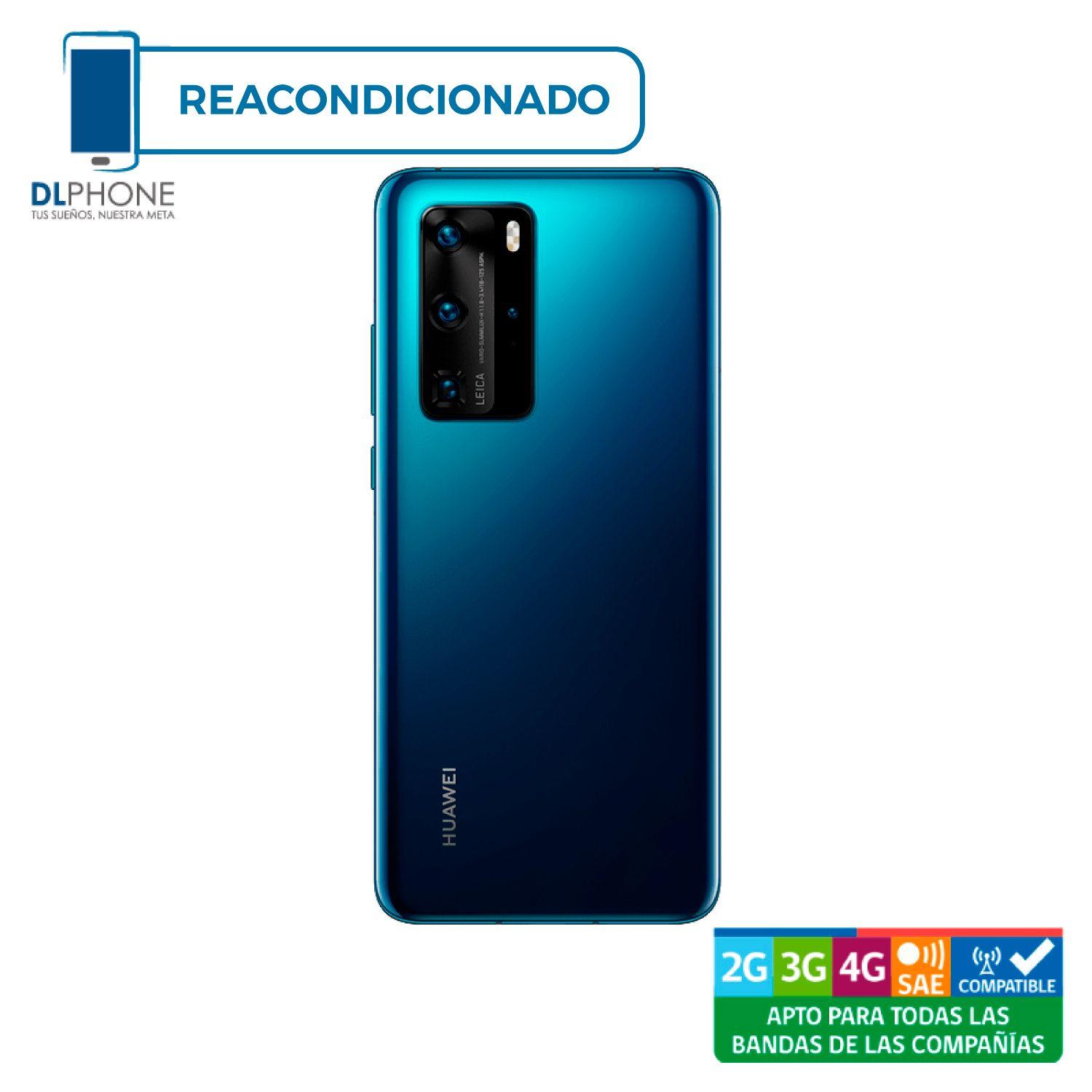 Huawei P40 Pro 256GB Azul Reacondicionado-1
