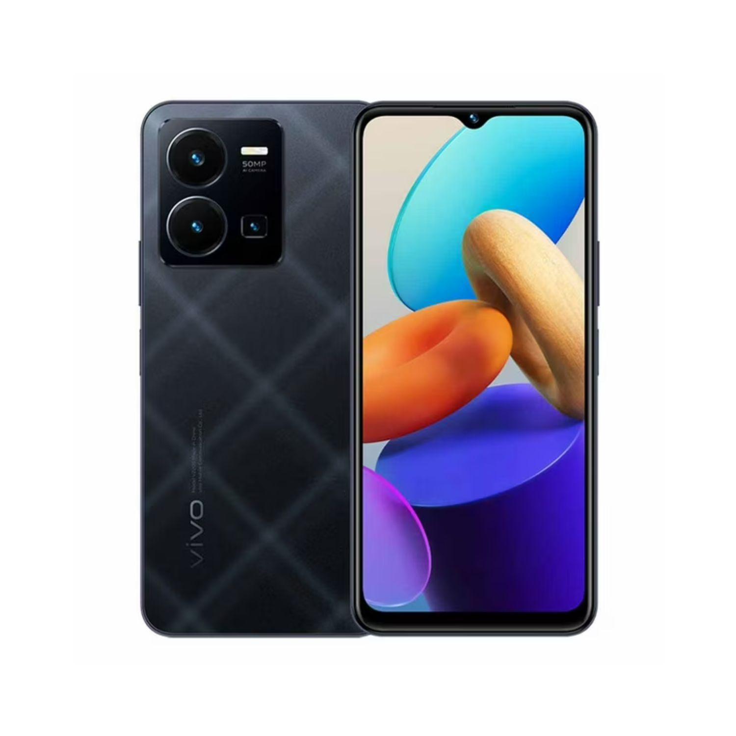 Vivo Y35 128GB+8GB Agate Black Reacondicionado-0