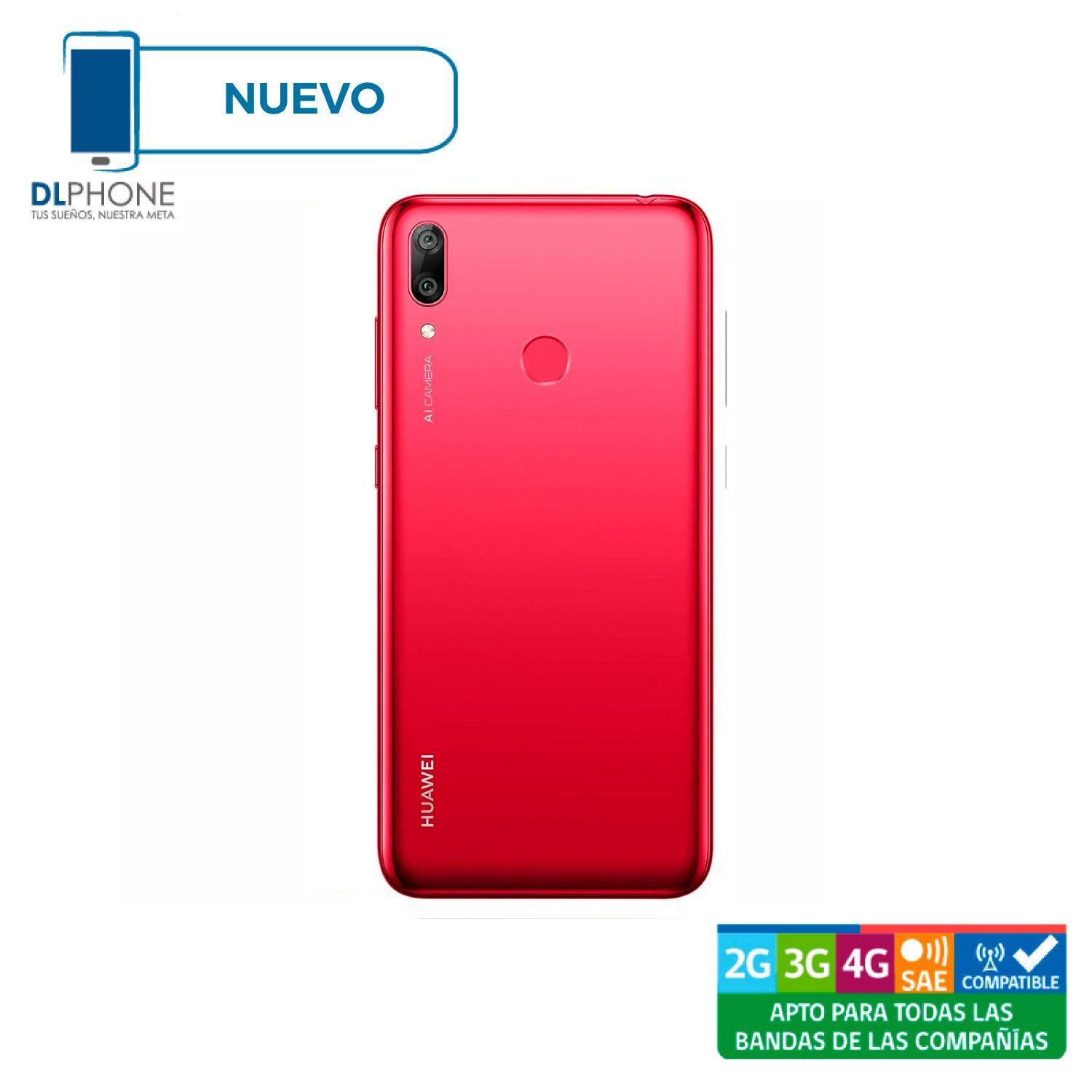 Huawei Y7 2019 32GB Rojo Reacondicionado-1
