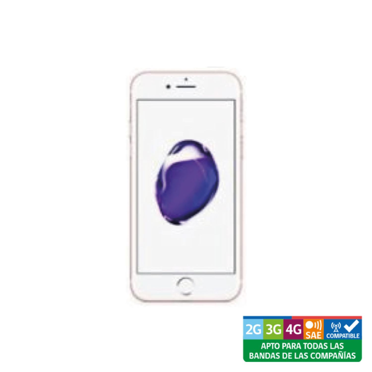 iPhone 7 128GB Rosado Reacondicionado-0