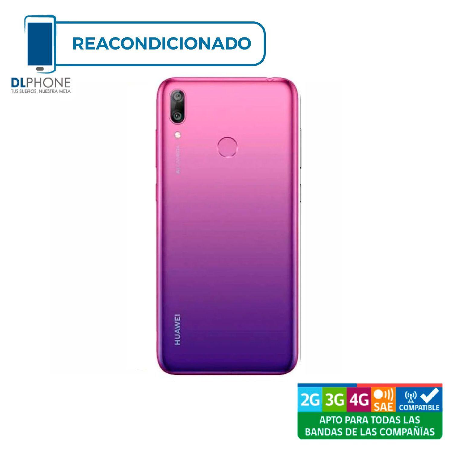 Huawei Y7 2019 32GB Rosado Reacondicionado-1