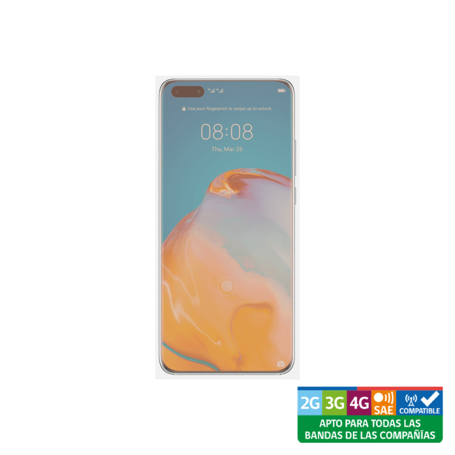 Huawei P40 Pro 256GB Dorado Reacondicionado-0