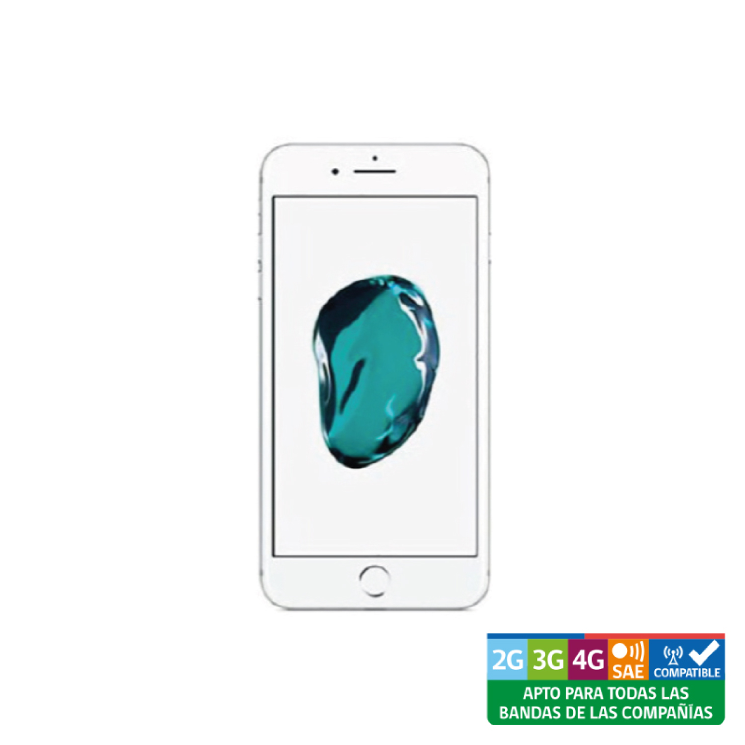 iPhone 7 128GB Plata Reacondicionado-0