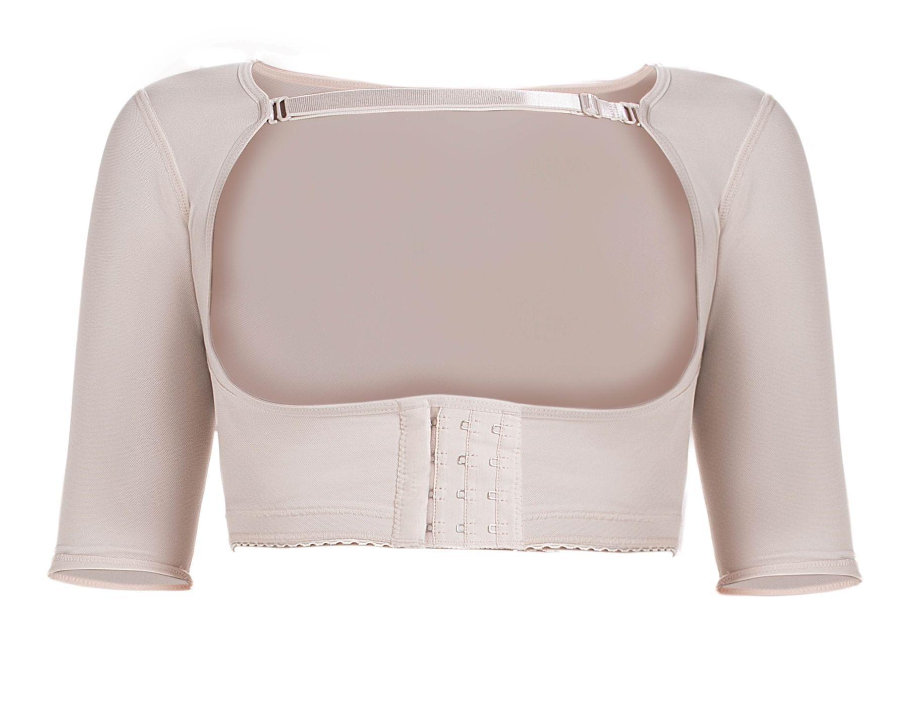 Chaleco Con Mangas Postquirúrgicas Alta Compresión FU102-4