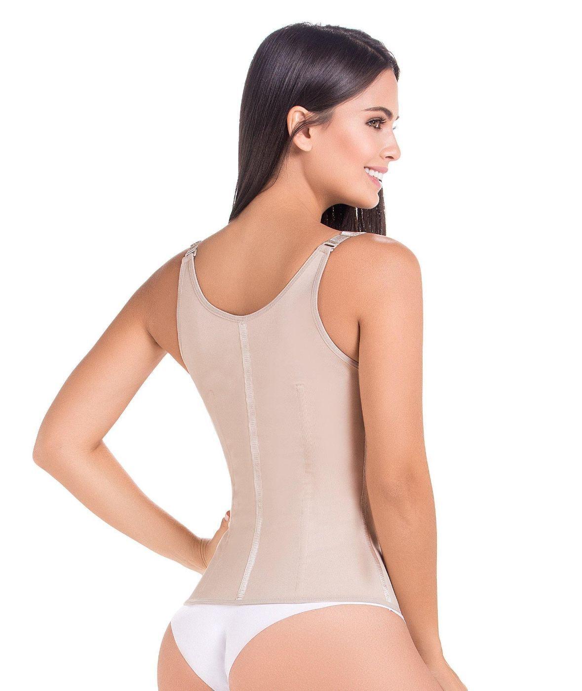 Faja Colombiana Chaleco Modeladora En Látex Máxima Compresión 9170-1