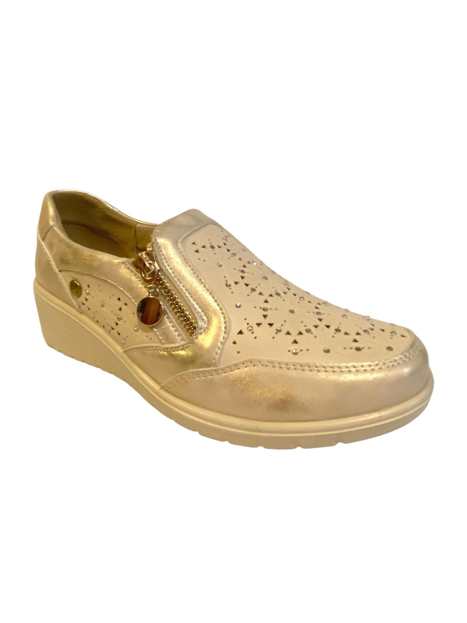Zapatilla Casual  Selvat Beige Via Rosmini-1
