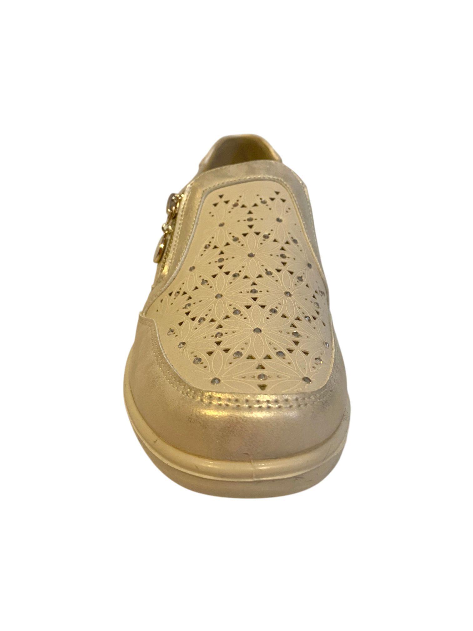 Zapatilla Casual  Selvat Beige Via Rosmini-2