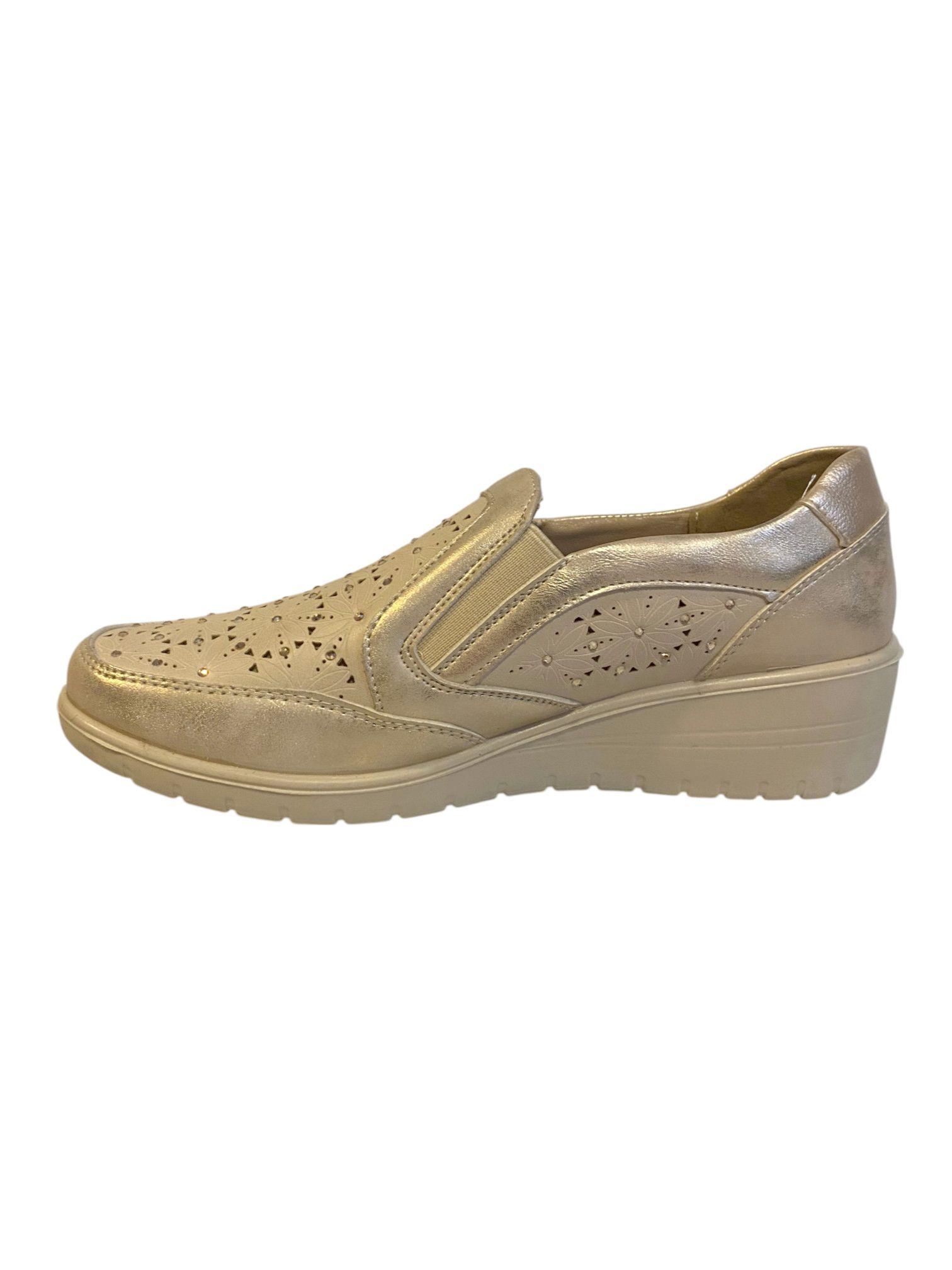Zapatilla Casual  Selvat Beige Via Rosmini-3