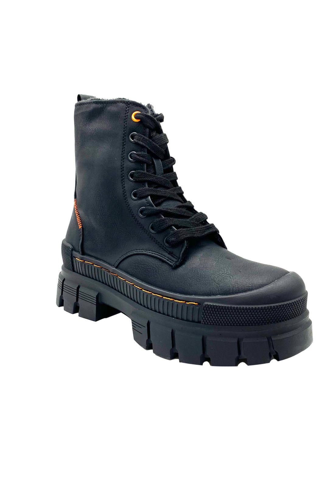 Botin Mujer Lily Negro Maria Pia-1