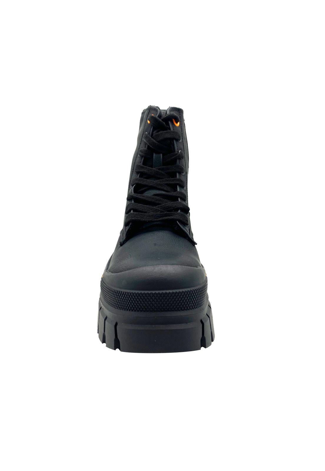 Botin Mujer Lily Negro Maria Pia-2