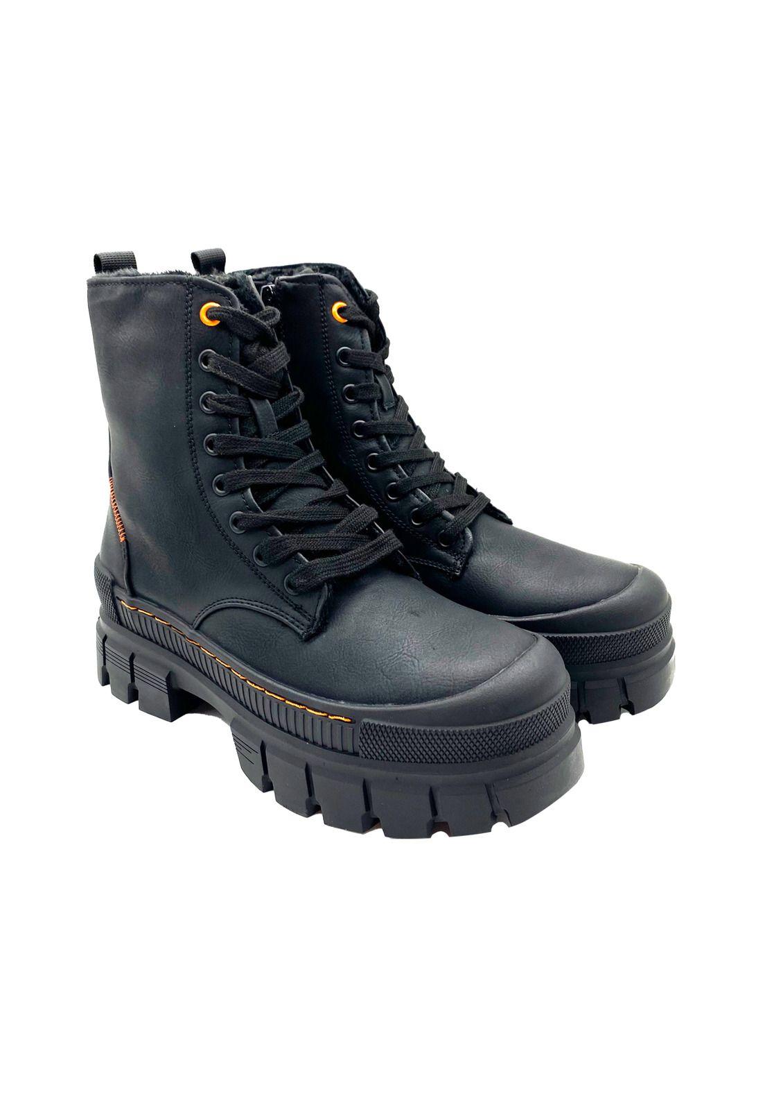 Botin Mujer Lily Negro Maria Pia-5