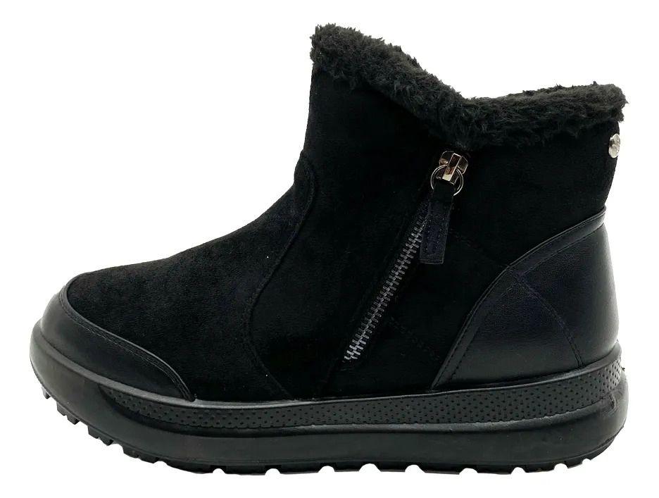 Botin Negro Via Rosmini Olivi Mujer-0