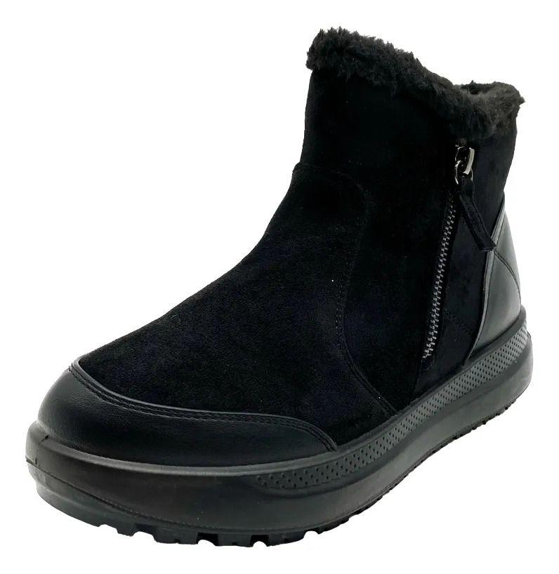 Botin Negro Via Rosmini Olivi Mujer-1