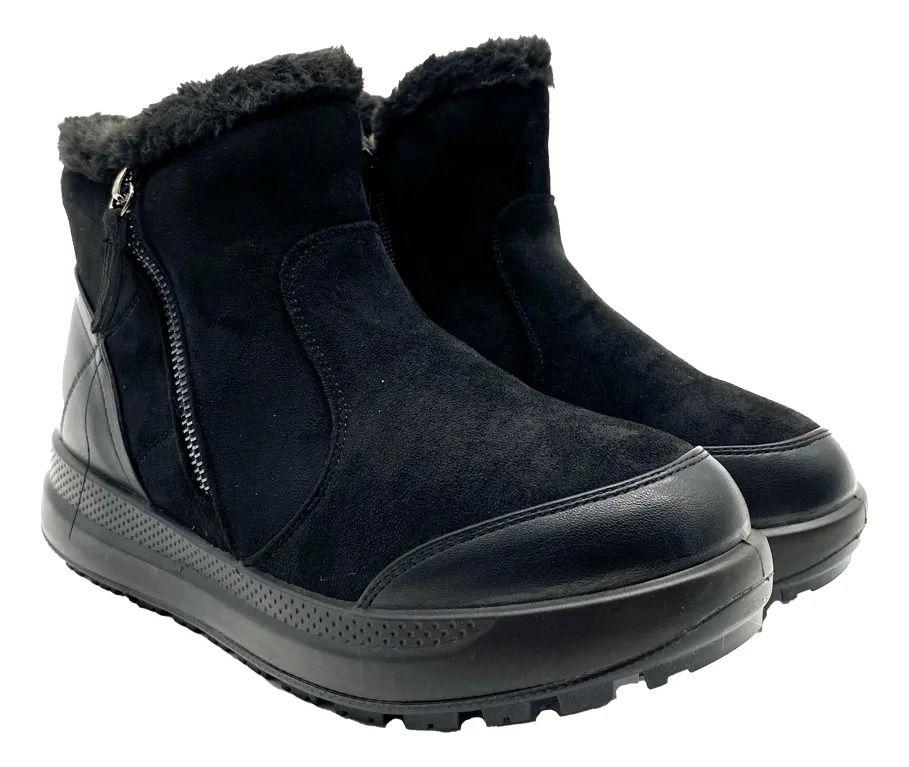 Botin Negro Via Rosmini Olivi Mujer-6