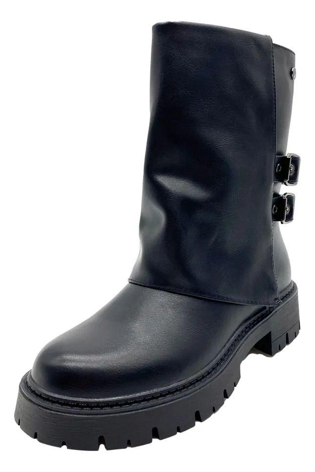 Botin Negro Ailee Maria Pia Mujer-1