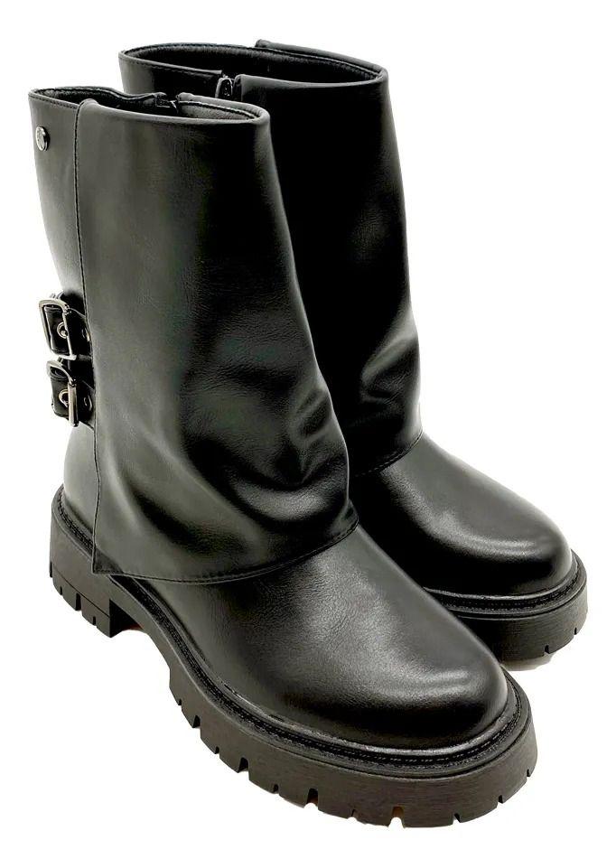 Botin Negro Ailee Maria Pia Mujer-6