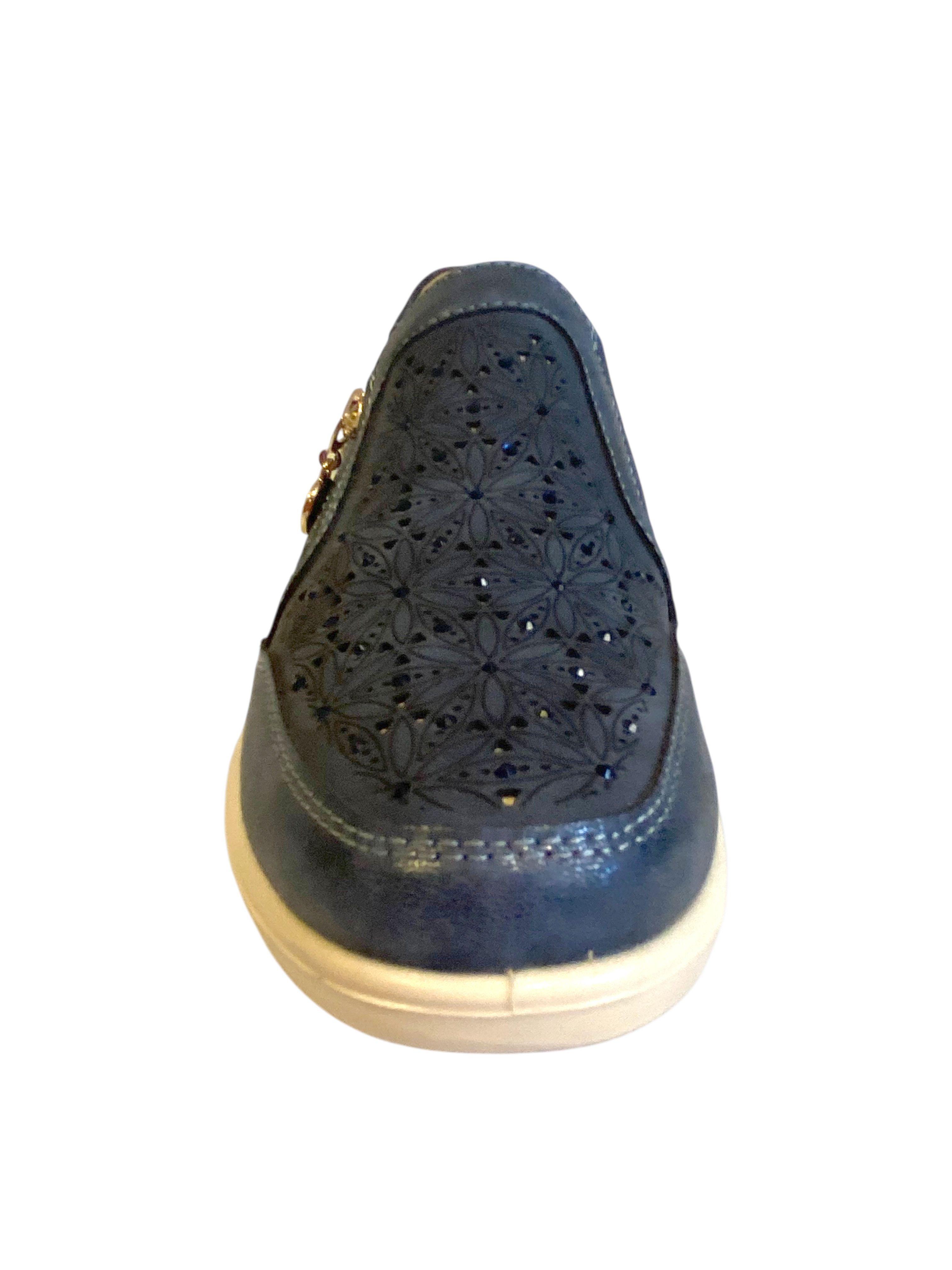 Zapatilla Casual Selvat Azul Via Rosmini-2