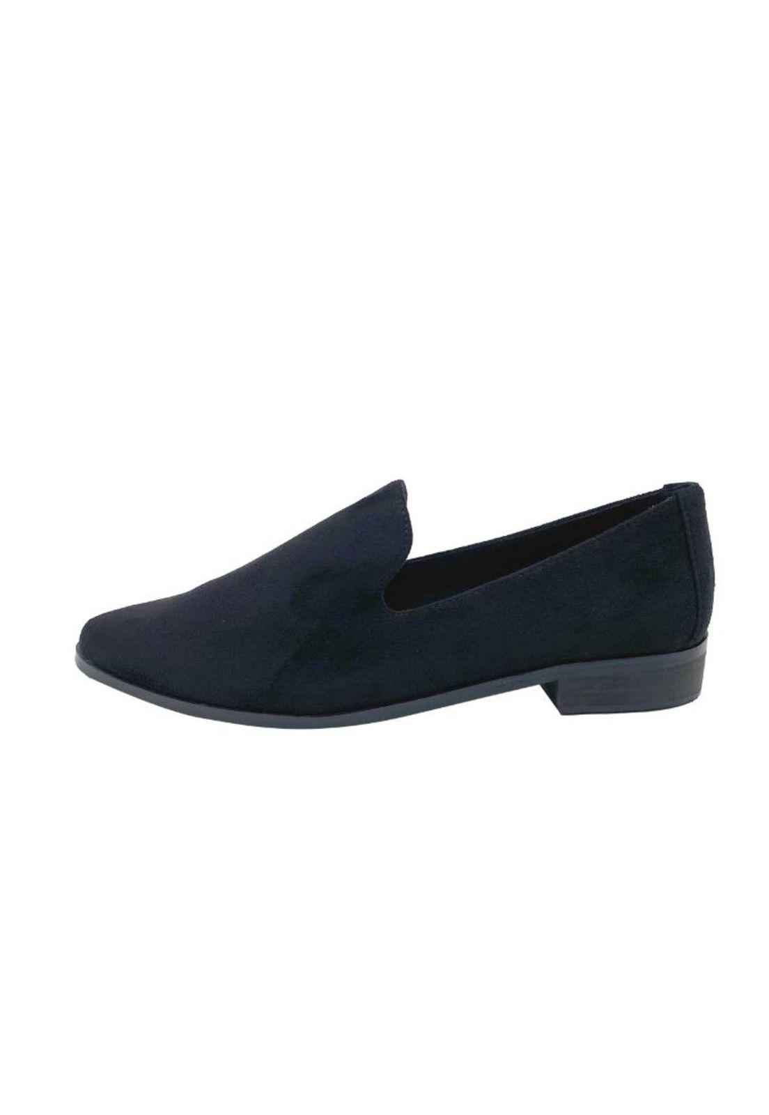 Mocasin Mujer Negro Marie Via Rosmini-2