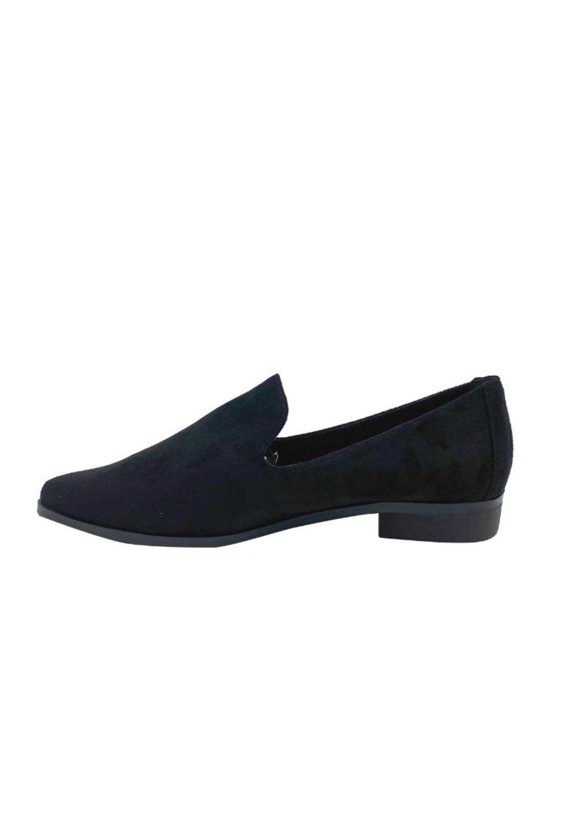Mocasin Mujer Negro Marie Via Rosmini-4