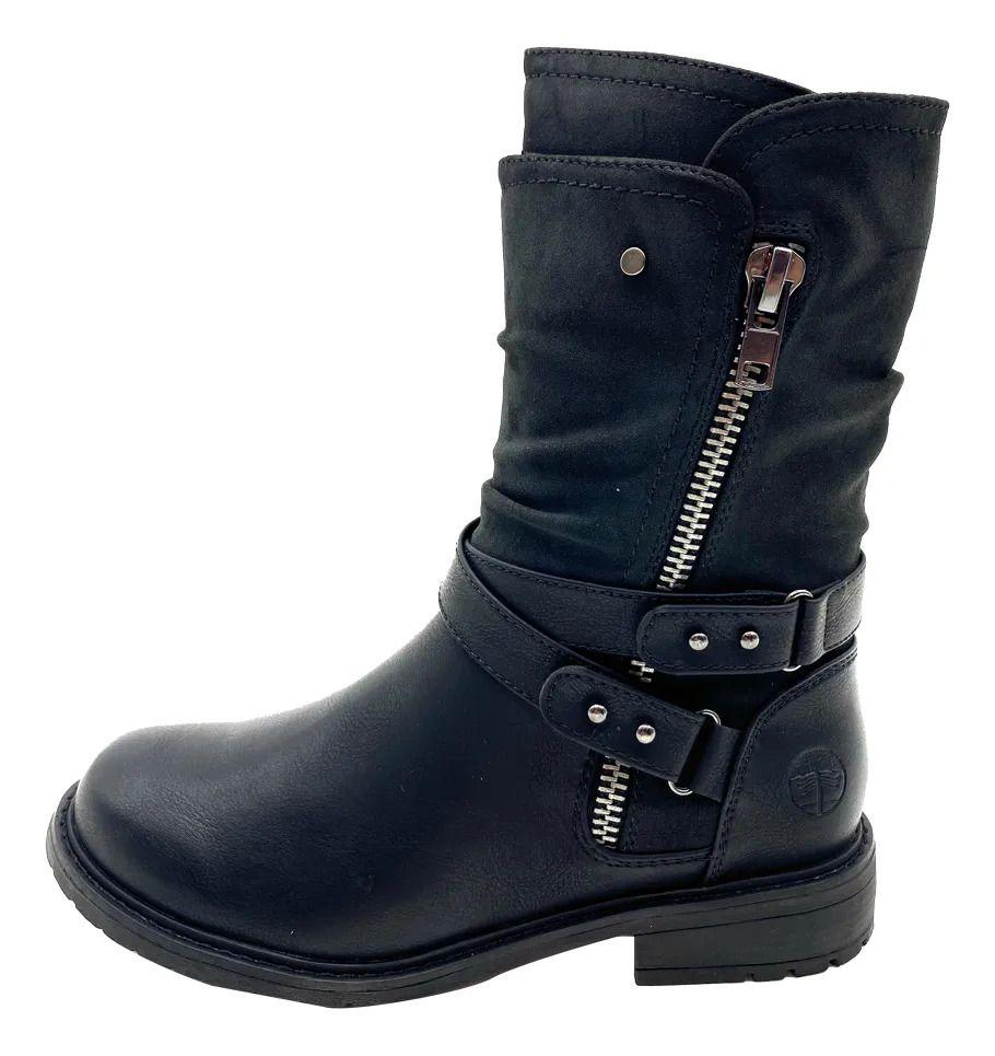 Botin Negro Linate II Steem Land Mujer-2