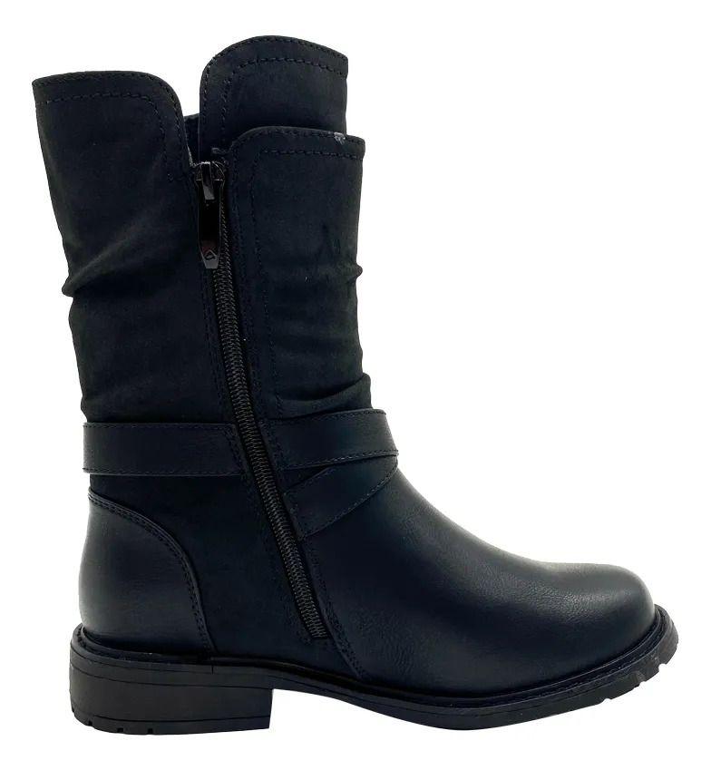 Botin Negro Linate II Steem Land Mujer-3