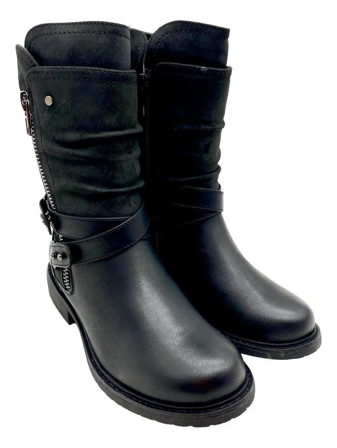 Botin Negro Linate II Steem Land Mujer-6