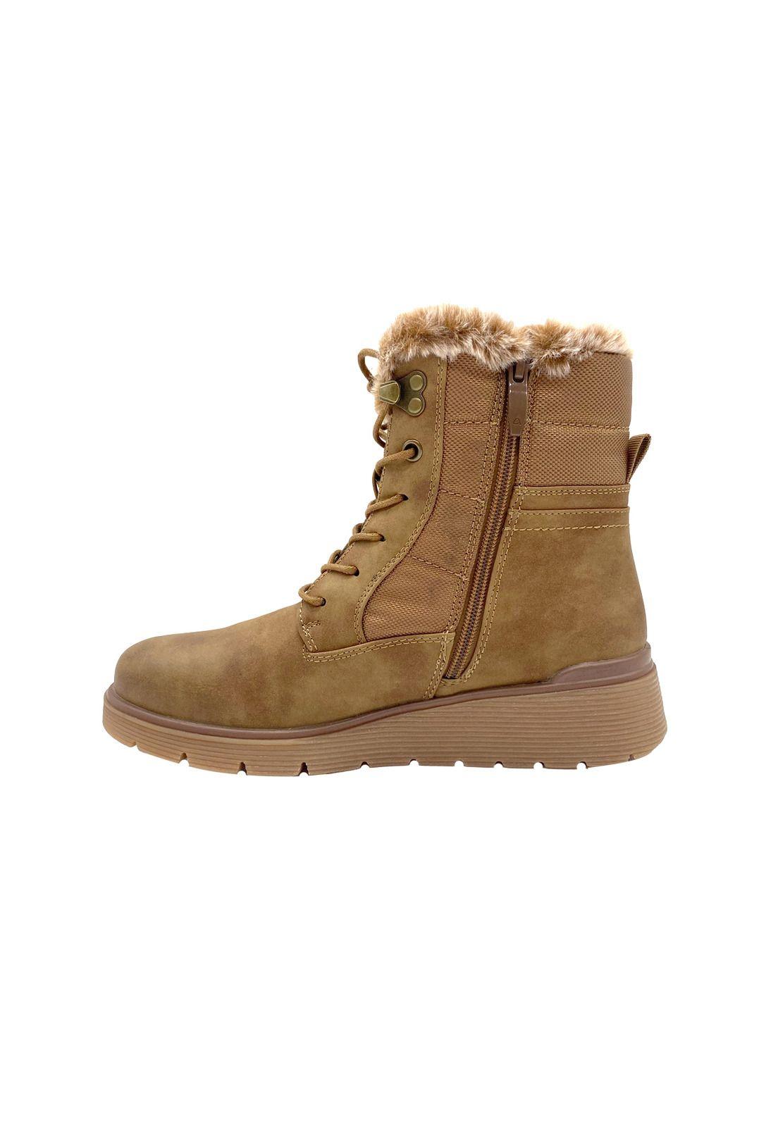 Botin Mujer Camti Camel Steem Land-3
