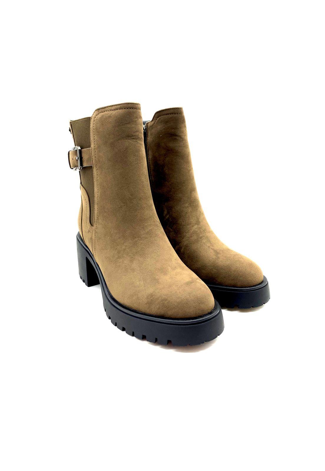 Botin Mujer Frazzi Olive Maria Pia-0