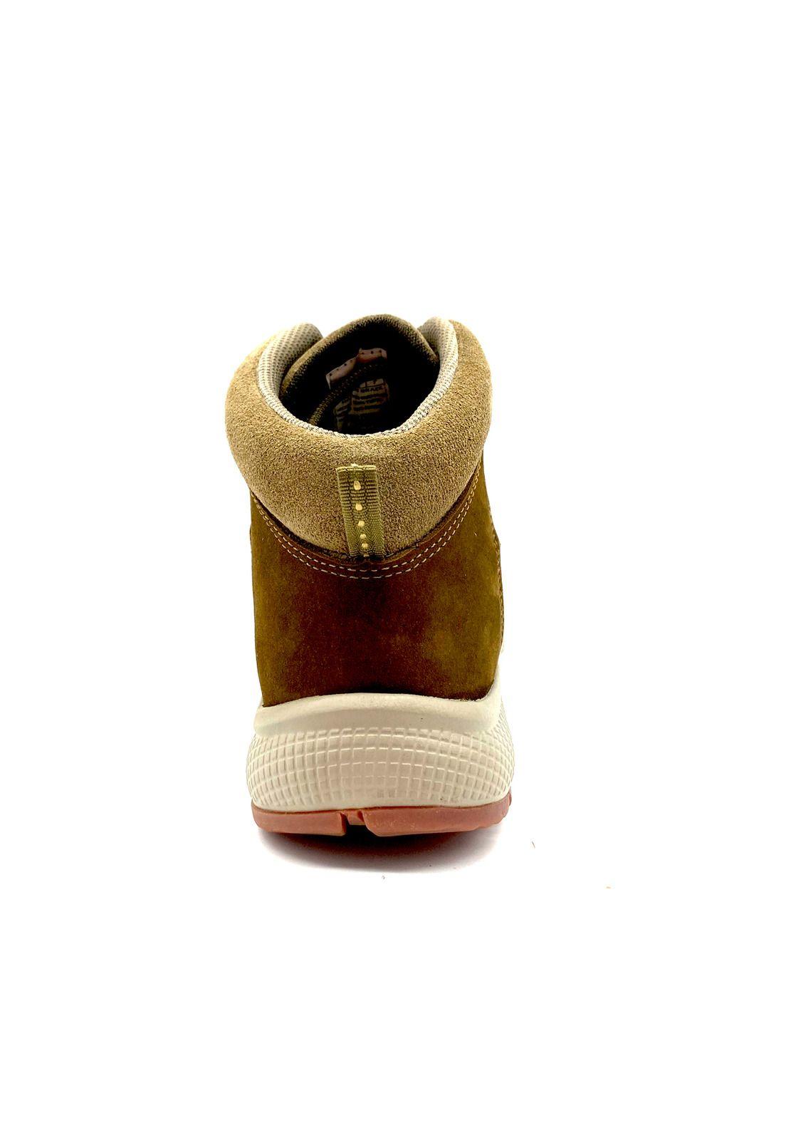 Zapatilla hiking Barus Cuero Cafe Macboot-4