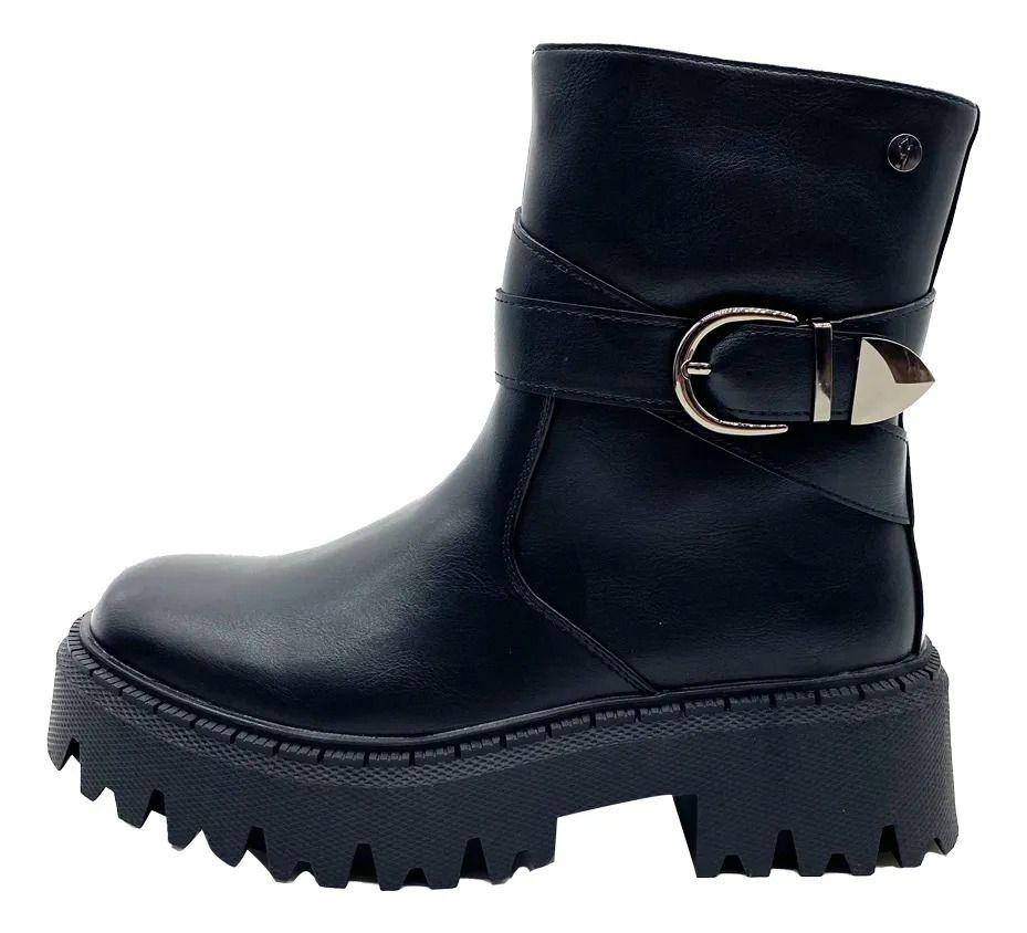 Botin Negro Belinda Maria Pia Mujer-3