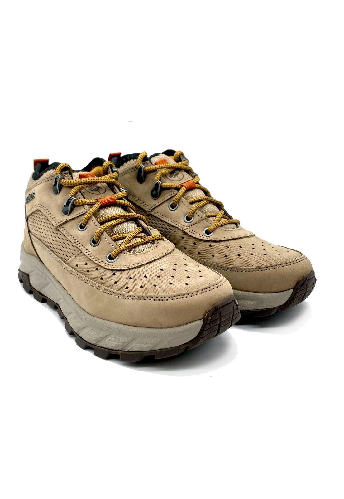 Zapatilla hiking Zoes Cuero Beige Macboot-5