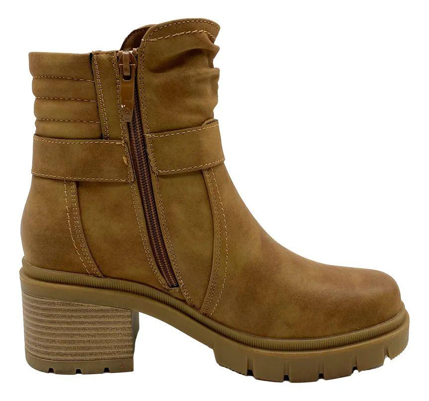 Botin Mujer Ricama Steem Land Tan-3