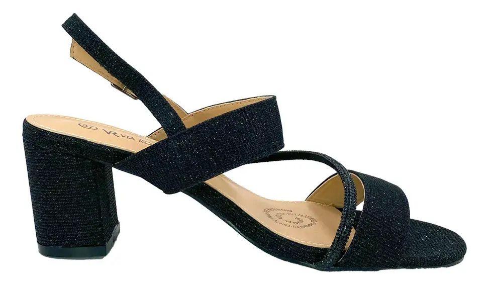 Sandalia Casual Maselli Negro Via Rosmini Mujer-5