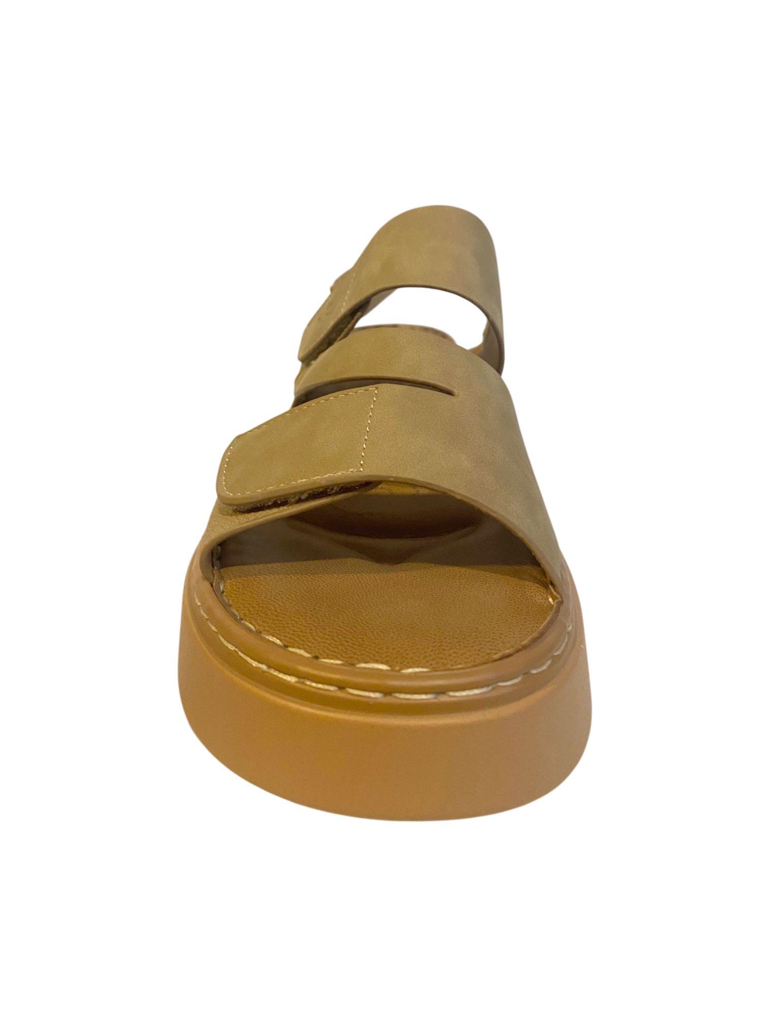 Sandalia Riccio Beige Via Rosmini-2