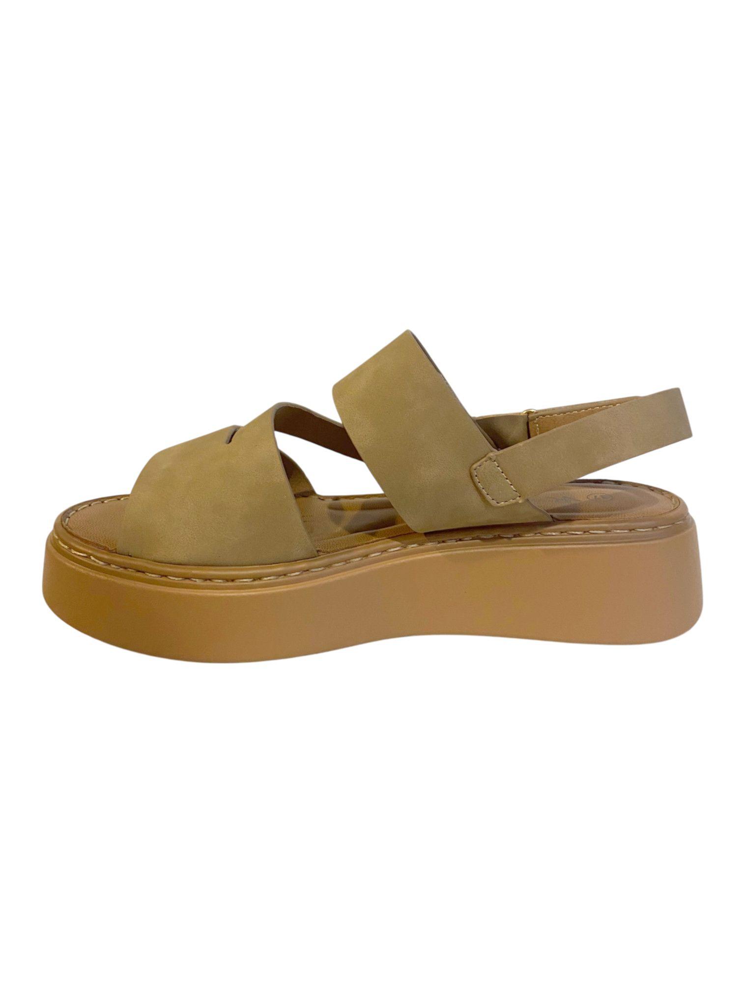 Sandalia Riccio Beige Via Rosmini-3