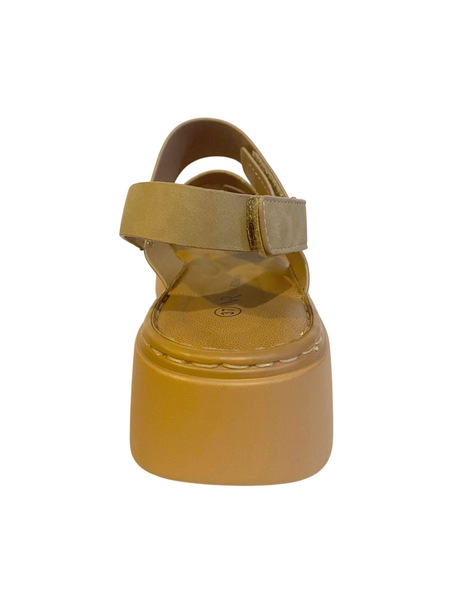 Sandalia Riccio Beige Via Rosmini-4