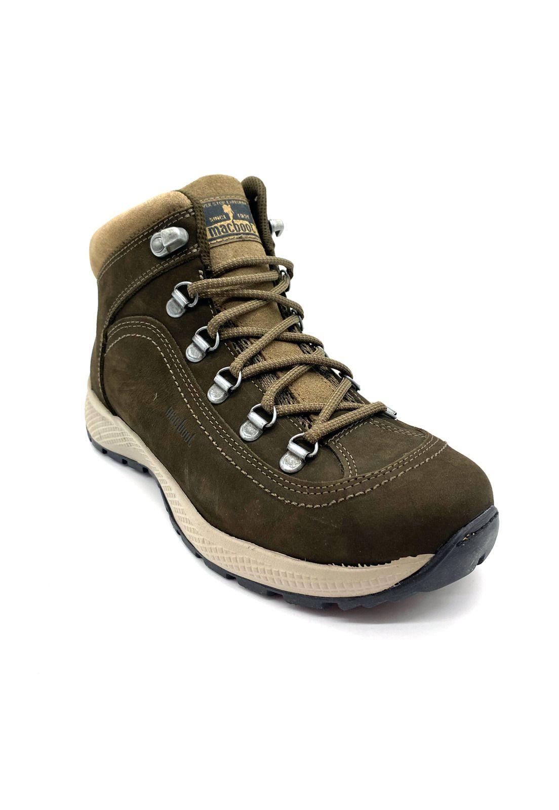 Zapatilla hiking Barus Cuero Marron Macboot-0
