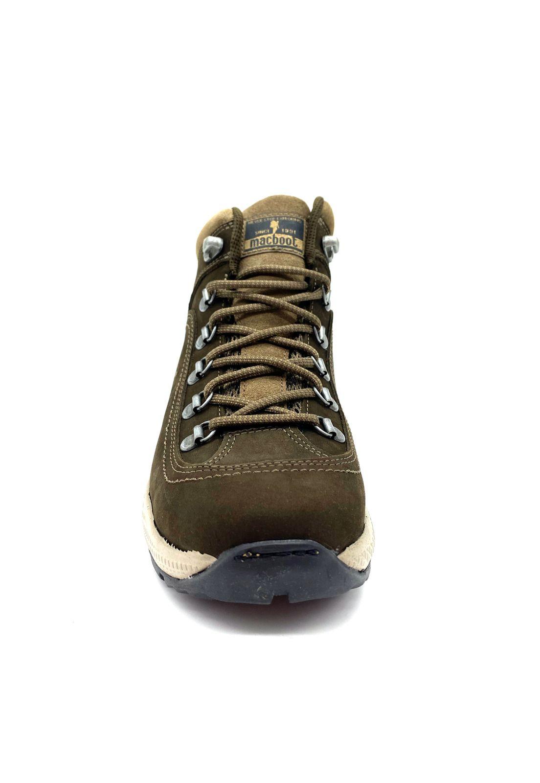 Zapatilla hiking Barus Cuero Marron Macboot-2