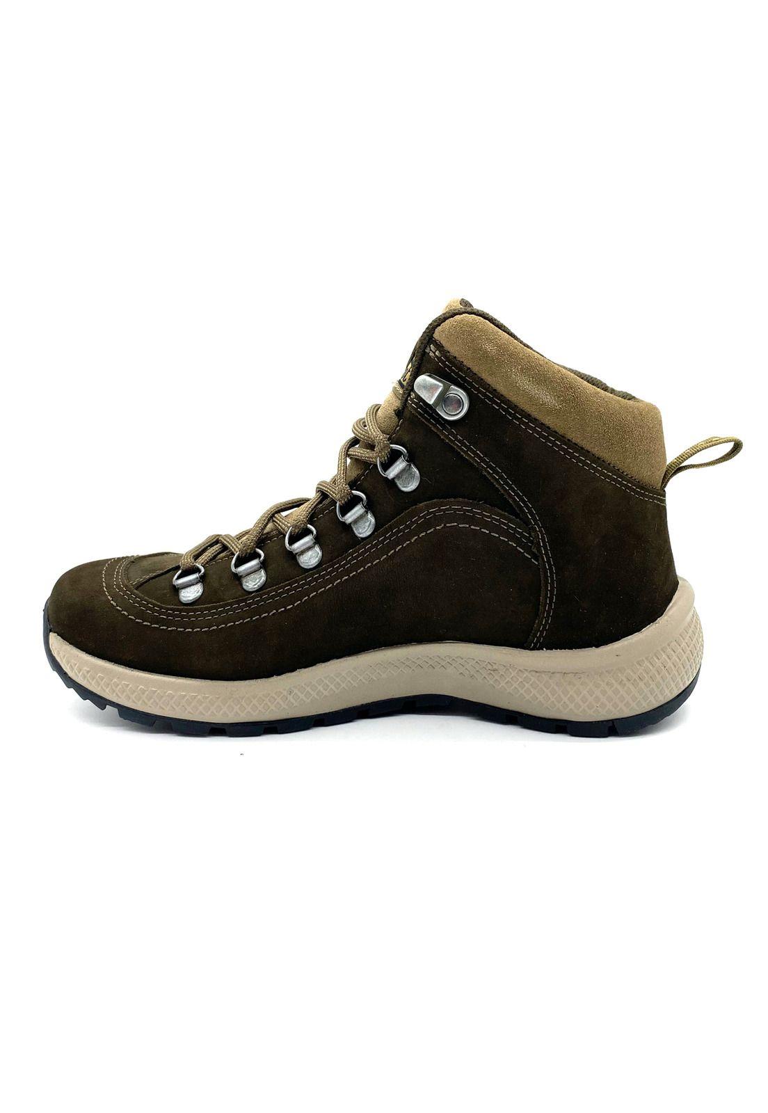 Zapatilla hiking Barus Cuero Marron Macboot-3
