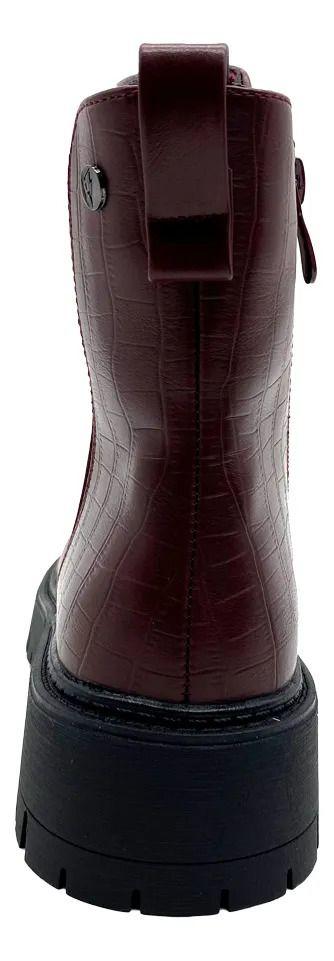 Botin Burgundy Easton Maria Pia Mujer-5