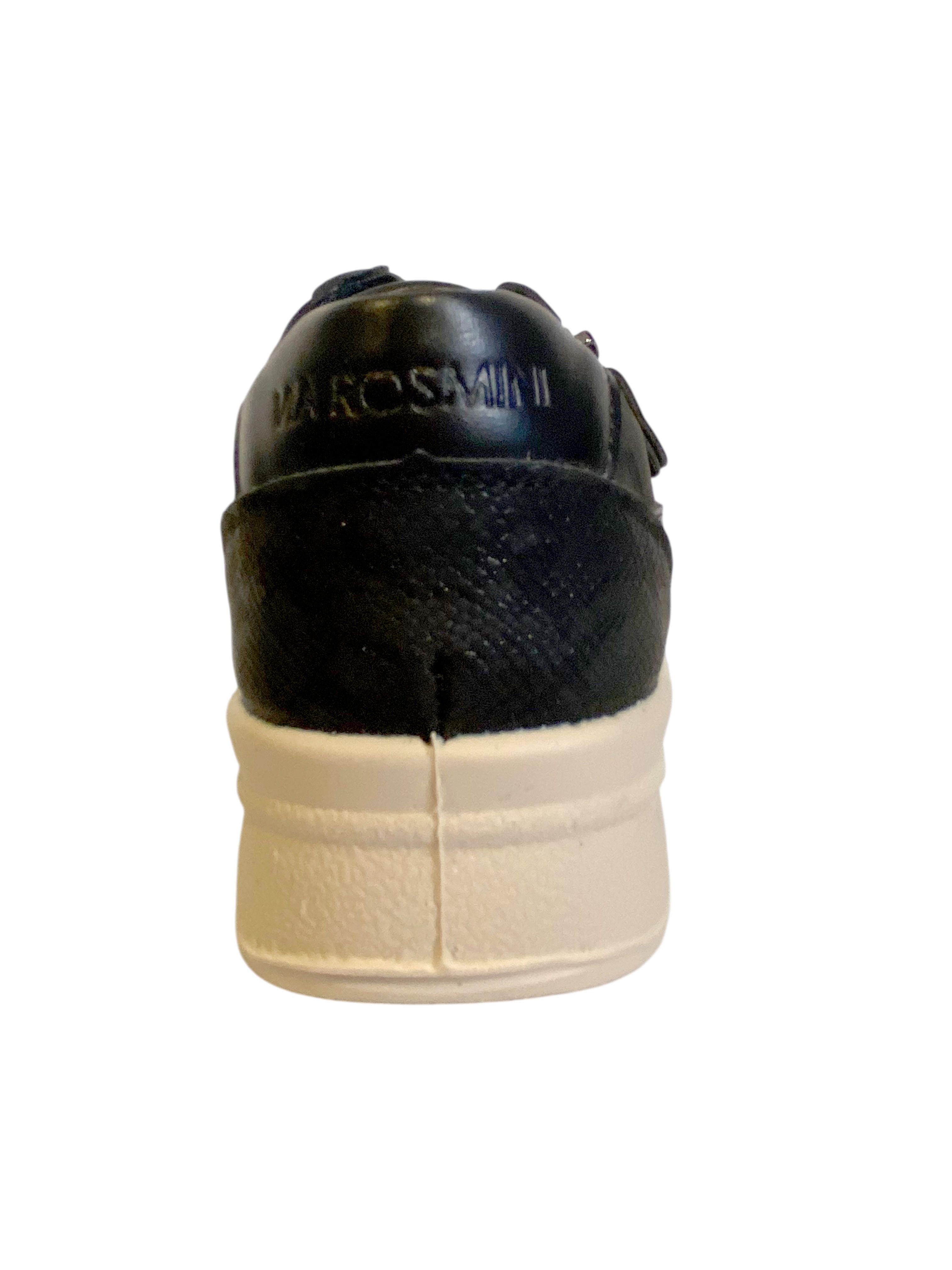 Zapatilla Cedri Negro Via Rosmini-4