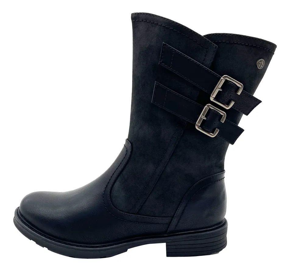 Botin Negro Brevi Steem Land Mujer-2