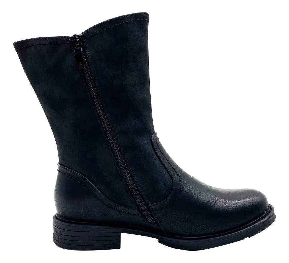 Botin Negro Brevi Steem Land Mujer-3