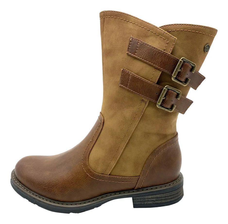 Botin Camel Brevi Steem Land Mujer-2