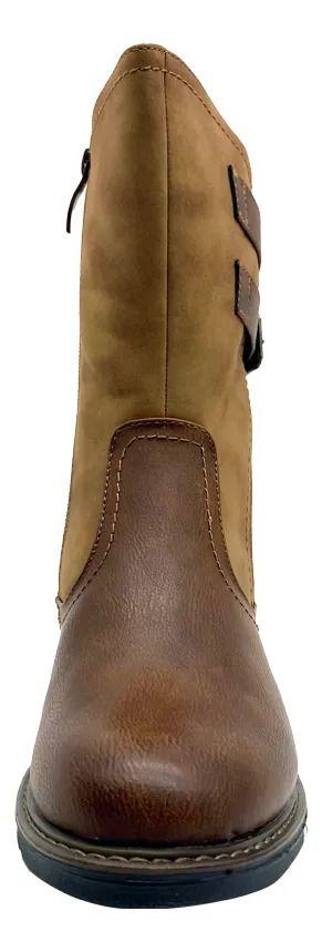 Botin Camel Brevi Steem Land Mujer-4