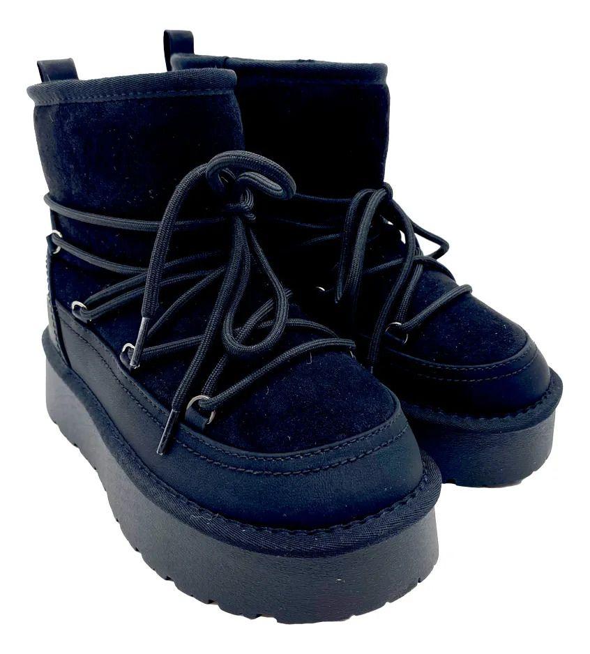 Botin Negro Kiowa Steem Land Mujer-4